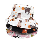 Bob chapeau Urban-B40 motif chat unisexe (54cm) - Vignette | Le Chapeau Designs