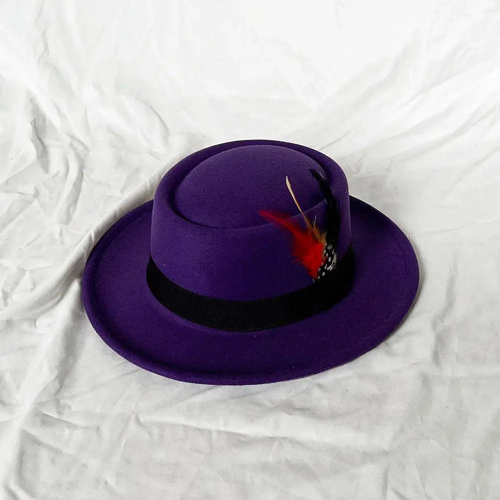 Chapeau Fedora avec plume pour homme Le Chapeau Designs