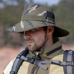 Chapeau Safari Safario-M1 - Camouflage - Anti-UV (55-60cm) - Vignette | Le Chapeau Designs