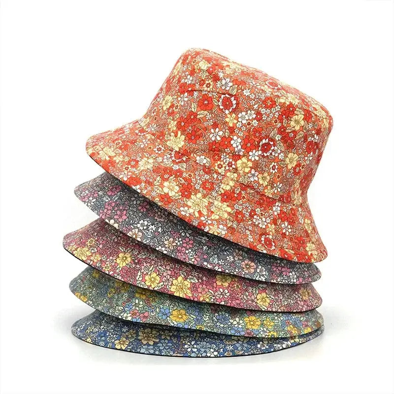 Chapeau bob de soleil imprimé floral pour femme Le Chapeau Designs