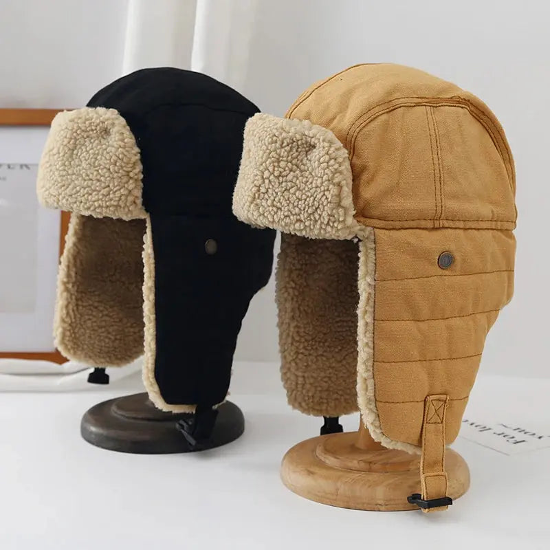 Chapeau de bombardier unisexe pour l'hiver Le Chapeau Designs