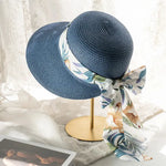 Chapeau de paille Solaris1 à large bord pour femme (54-58cm) - Vignette | Le Chapeau Designs