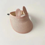 Chapeau de paille Bold-40 avec oreilles d'ours pour enfants - Vignette | Le Chapeau Designs