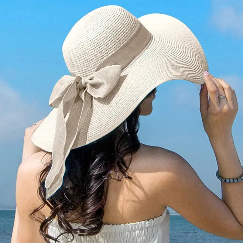 Chapeau de paille d'été large pour femme Le Chapeau Designs