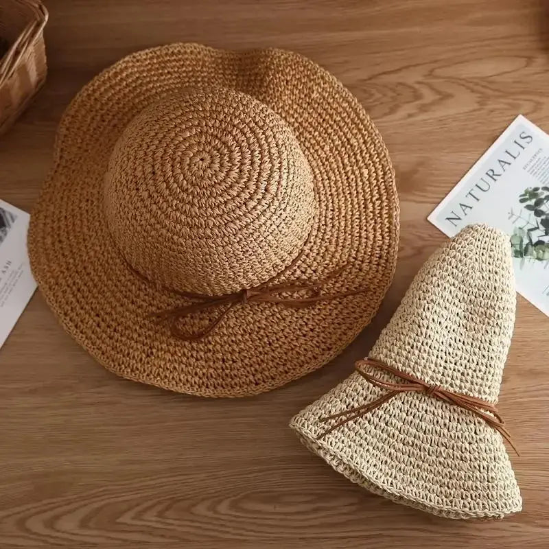 Chapeau de paille de plage pour femme Le Chapeau Designs