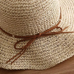 Chapeau de paille Solaris10 de plage pour femme (56-58cm) - Vignette | Le Chapeau Designs