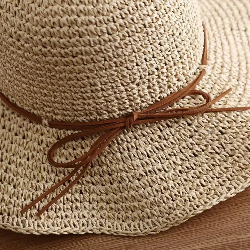 Chapeau de paille de plage pour femme Le Chapeau Designs