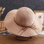 Chapeau de paille Solaris10 de plage pour femme (56-58cm) - Vignette | Le Chapeau Designs