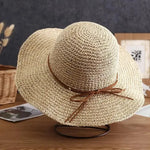 Chapeau de paille Solaris10 de plage pour femme (56-58cm) - Vignette | Le Chapeau Designs