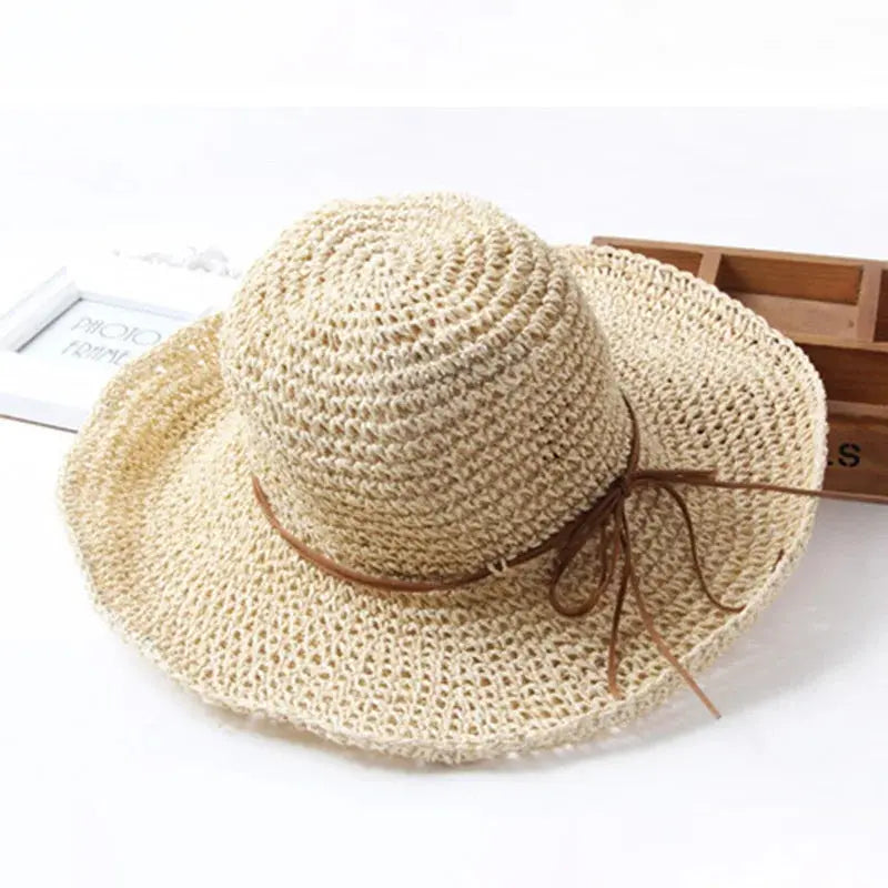 Chapeau de paille en crochet pour femme Le Chapeau Designs