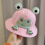 Chapeau de soleil Babies10 en forme de grenouille pour enfant - Vignette | Le Chapeau Designs