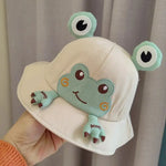 Chapeau de soleil Babies10 en forme de grenouille pour enfant - Vignette | Le Chapeau Designs