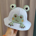 Chapeau de soleil Babies10 en forme de grenouille pour enfant - Vignette | Le Chapeau Designs