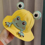 Chapeau de soleil Babies10 en forme de grenouille pour enfant - Vignette | Le Chapeau Designs