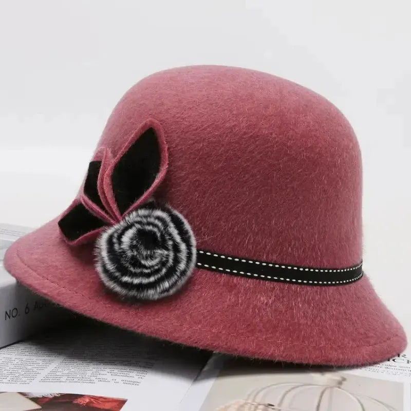 Chapeau fedora en forme de dôme chic et élégant pour femme Le Chapeau Designs